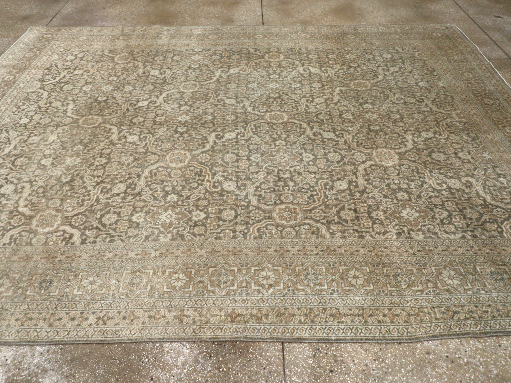 Antique Persian Tabriz Carpet, No.20159 - Staging