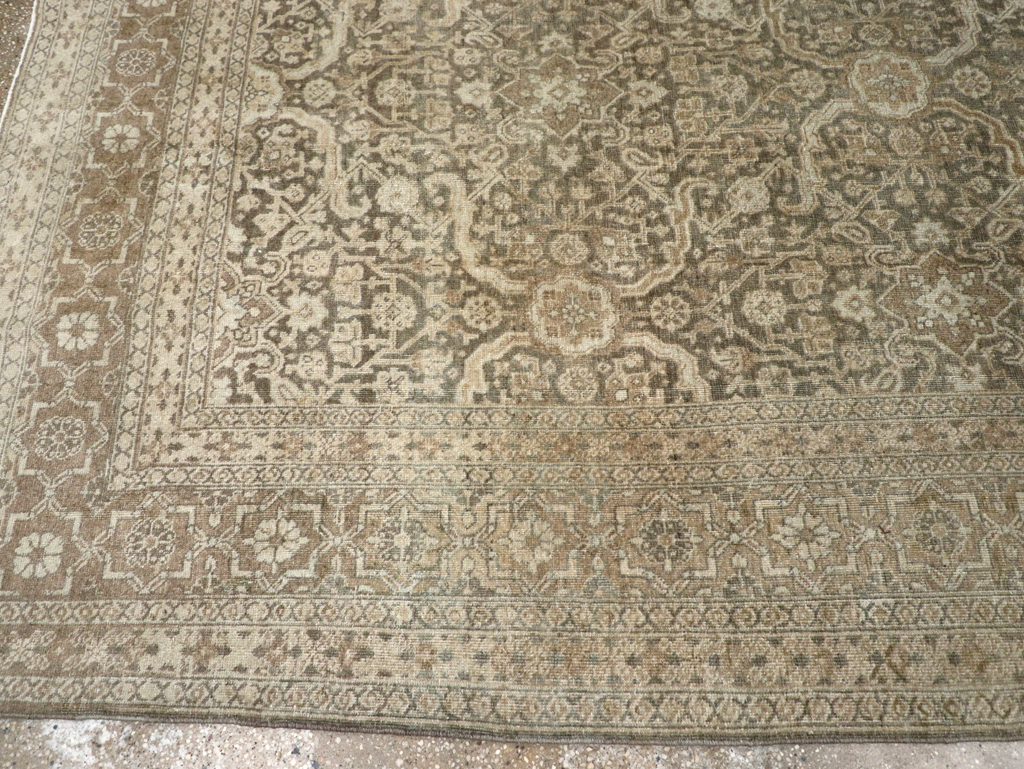 Antique Persian Tabriz Carpet, No.20159 - Staging