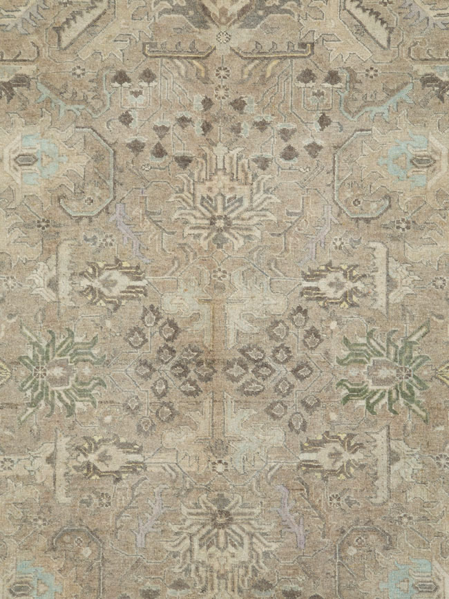 Vintage Persian Tabriz Carpet, No.20165 - Staging