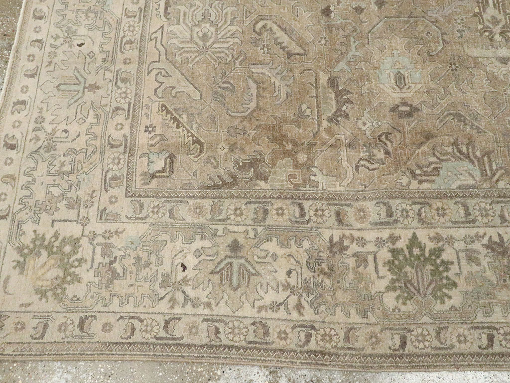 Vintage Persian Tabriz Carpet, No.20165 - Staging