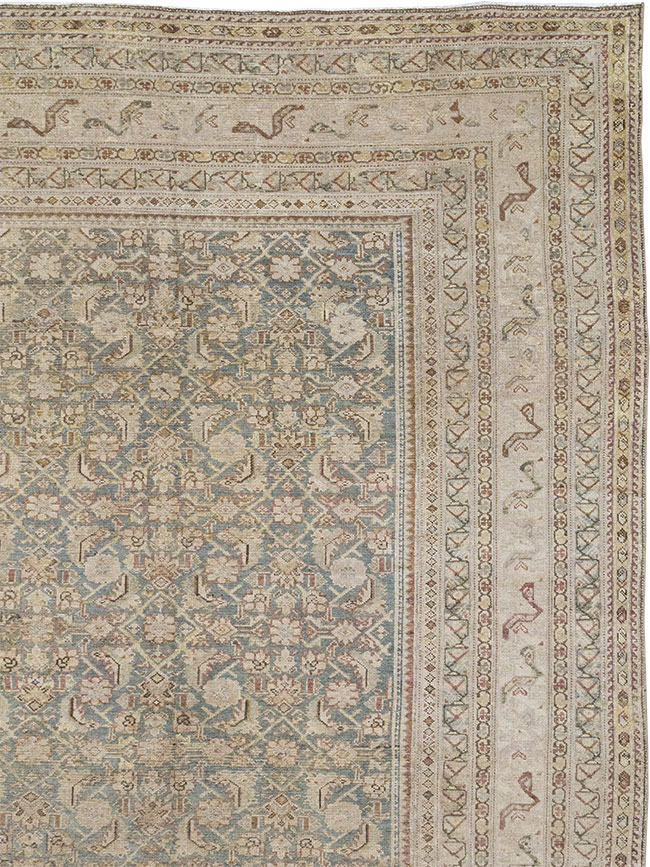 Antique Persian Malayer Oversize Carpet, No.20167 - Staging