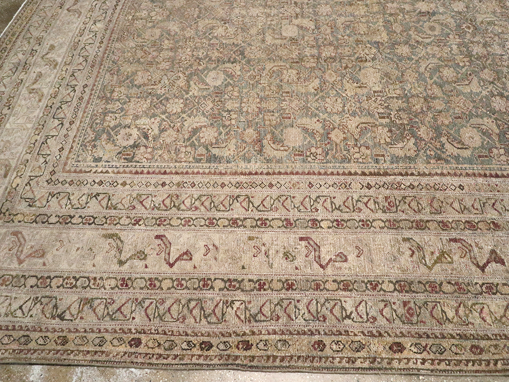 Antique Persian Malayer Oversize Carpet, No.20167 - Staging