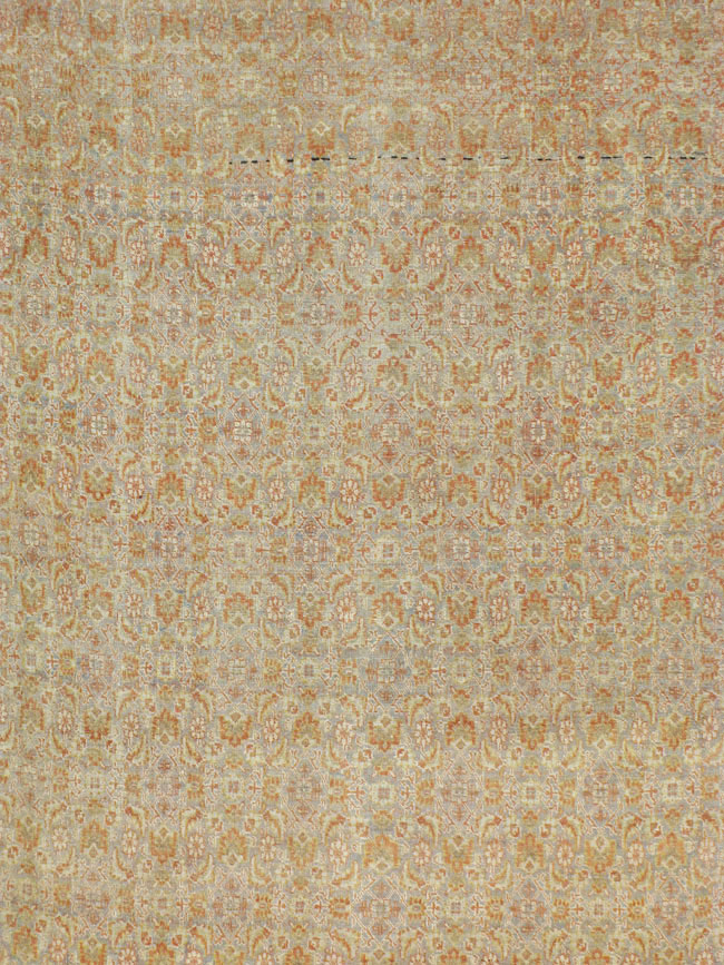 Antique Persian Tabiz Carpet, No.20170 - Staging