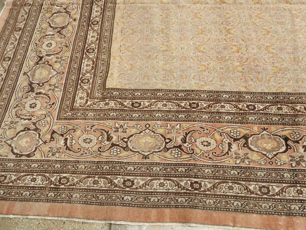 Antique Persian Tabiz Carpet, No.20170 - Staging