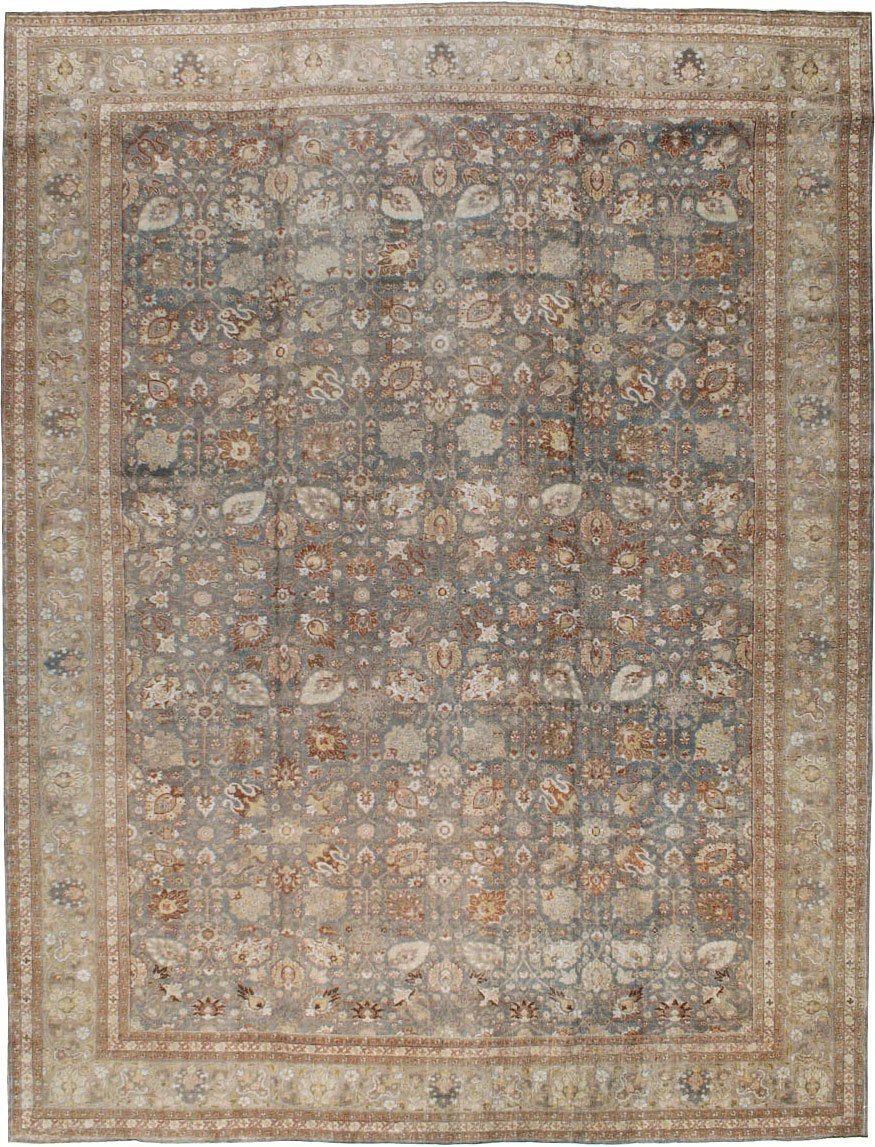 Antique Persian Tabriz Carpet, No.20173 - Staging