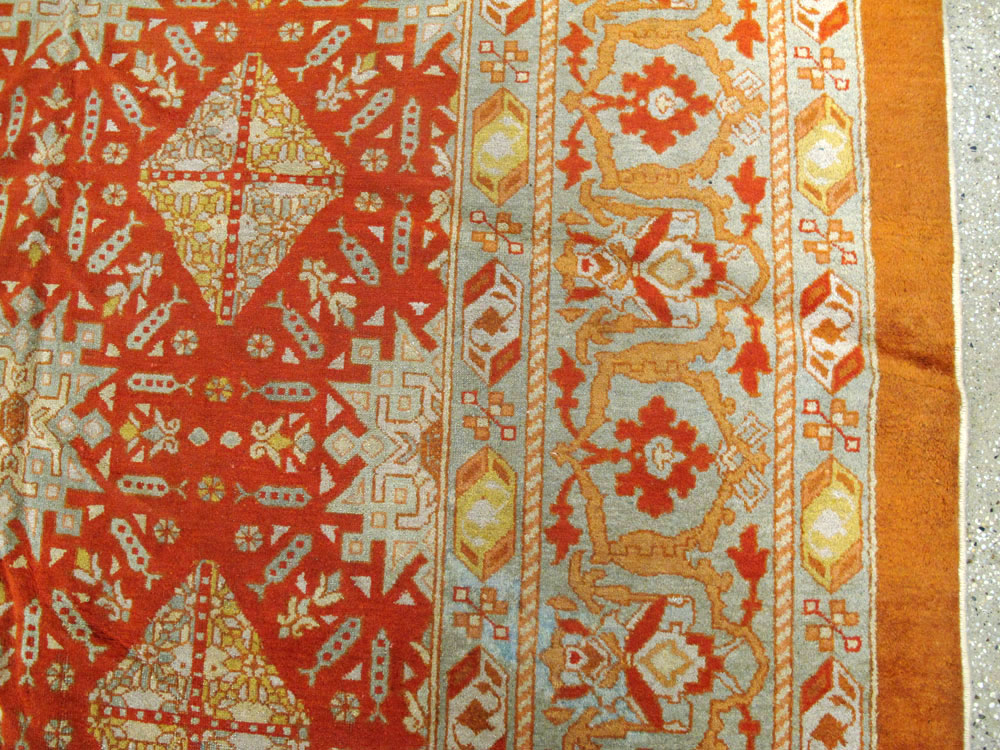 Antique Indian Amritsar Carpet, No.20175 - Staging