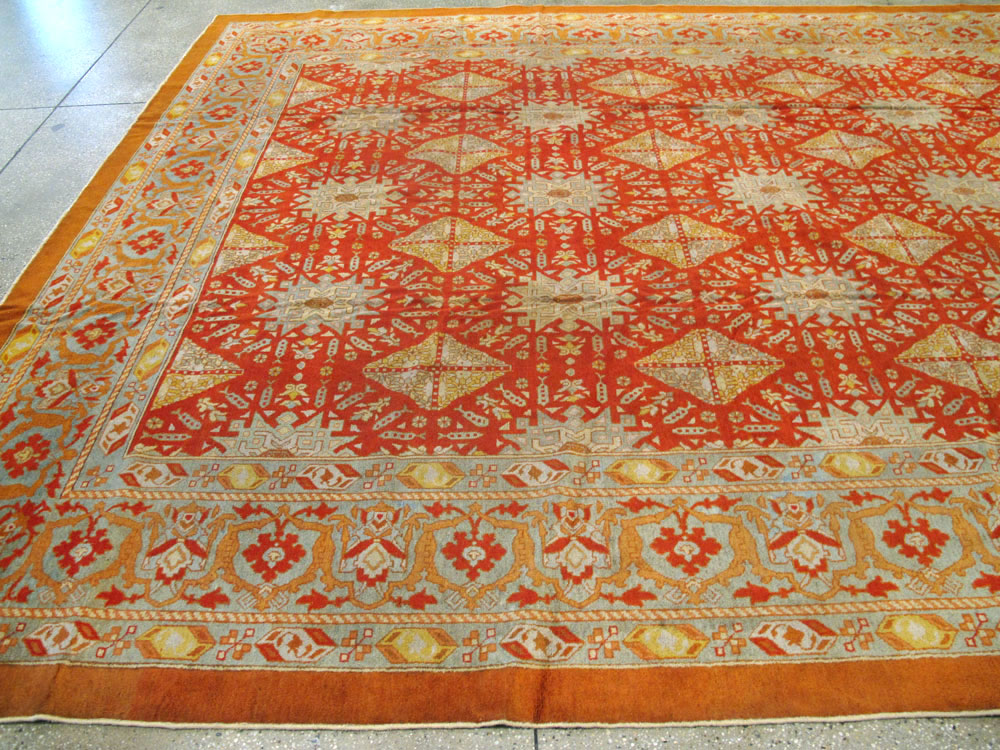Antique Indian Amritsar Carpet, No.20175 - Staging