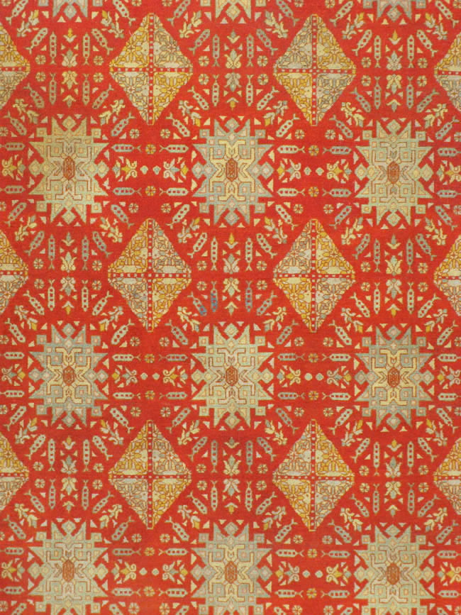 Antique Indian Amritsar Carpet, No.20175 - Staging