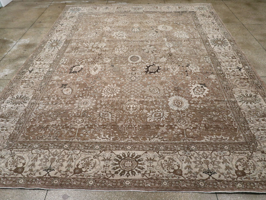 Antique Persian Tabriz Carpet, No.20179 - Staging