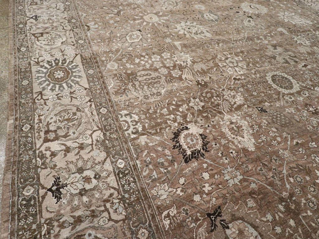 Antique Persian Tabriz Carpet, No.20179 - Staging