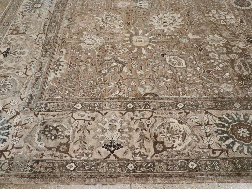 Antique Persian Tabriz Carpet, No.20179 - Staging