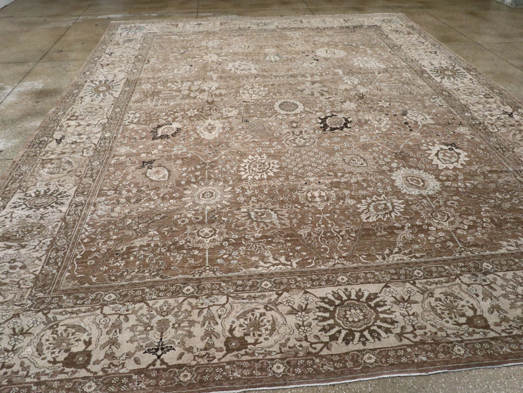 Antique Persian Tabriz Carpet, No.20179 - Staging