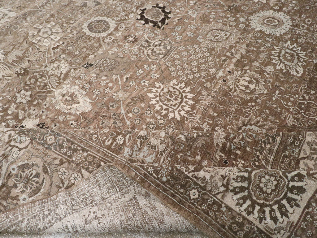 Antique Persian Tabriz Carpet, No.20179 - Staging