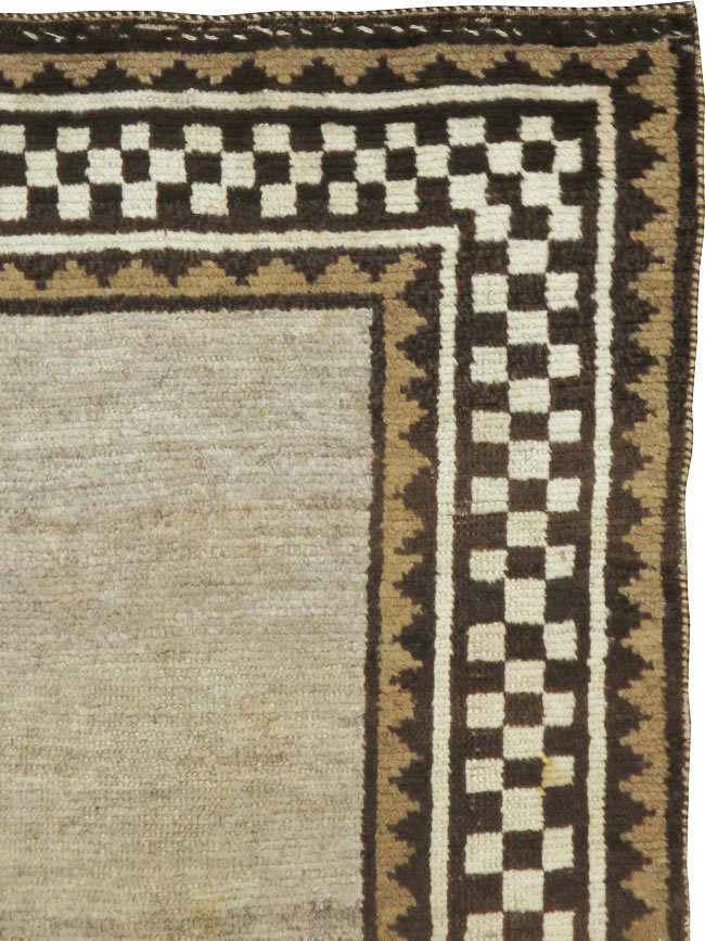 Vintage Persian Gabbeh Rug, No.20185 - Staging