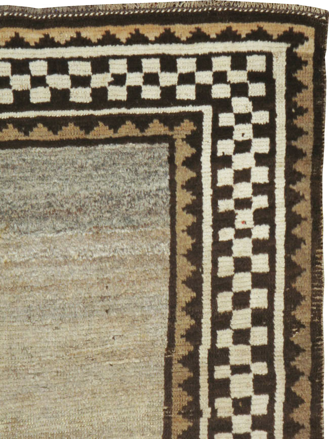 Vintage Persian Gabbeh Rug, No.20185 - Staging