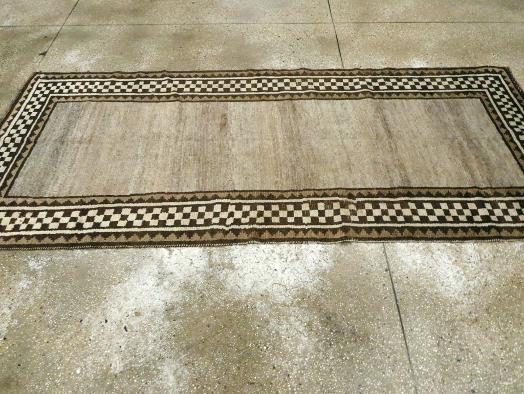 Vintage Persian Gabbeh Rug, No.20185 - Staging