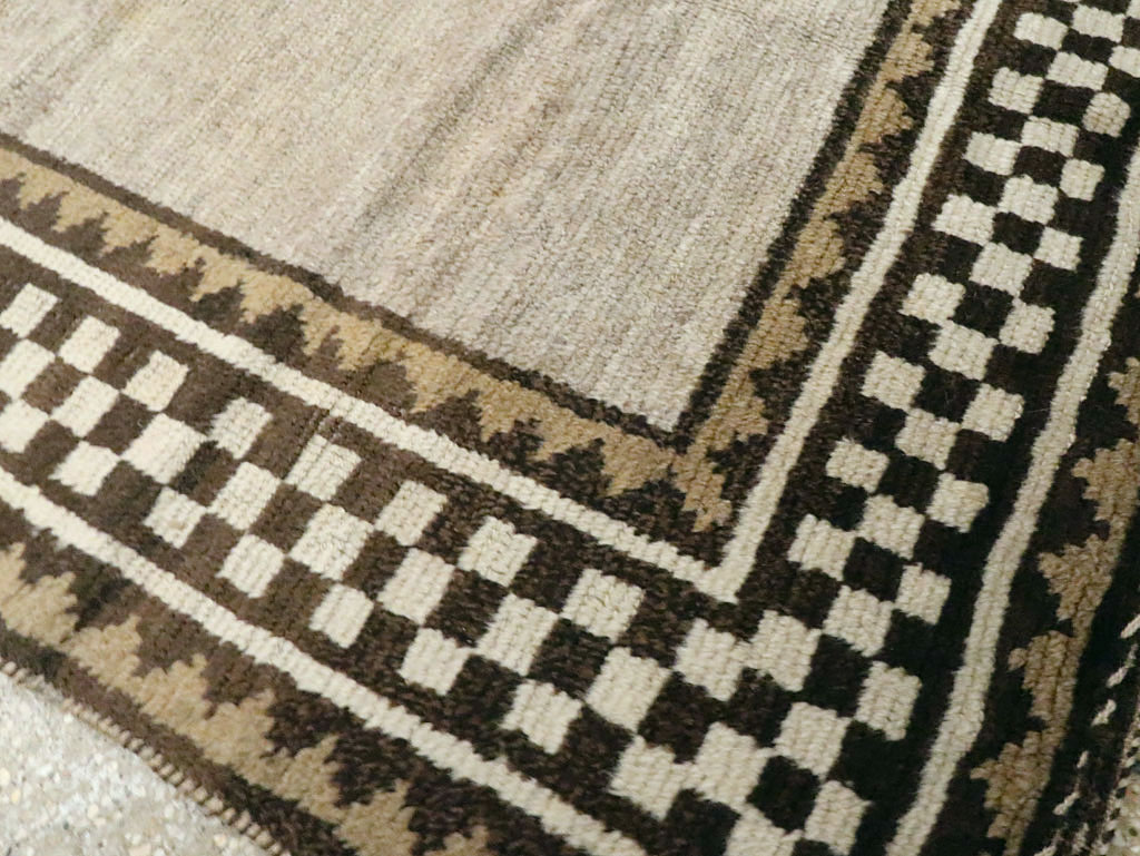 Vintage Persian Gabbeh Rug, No.20185 - Staging