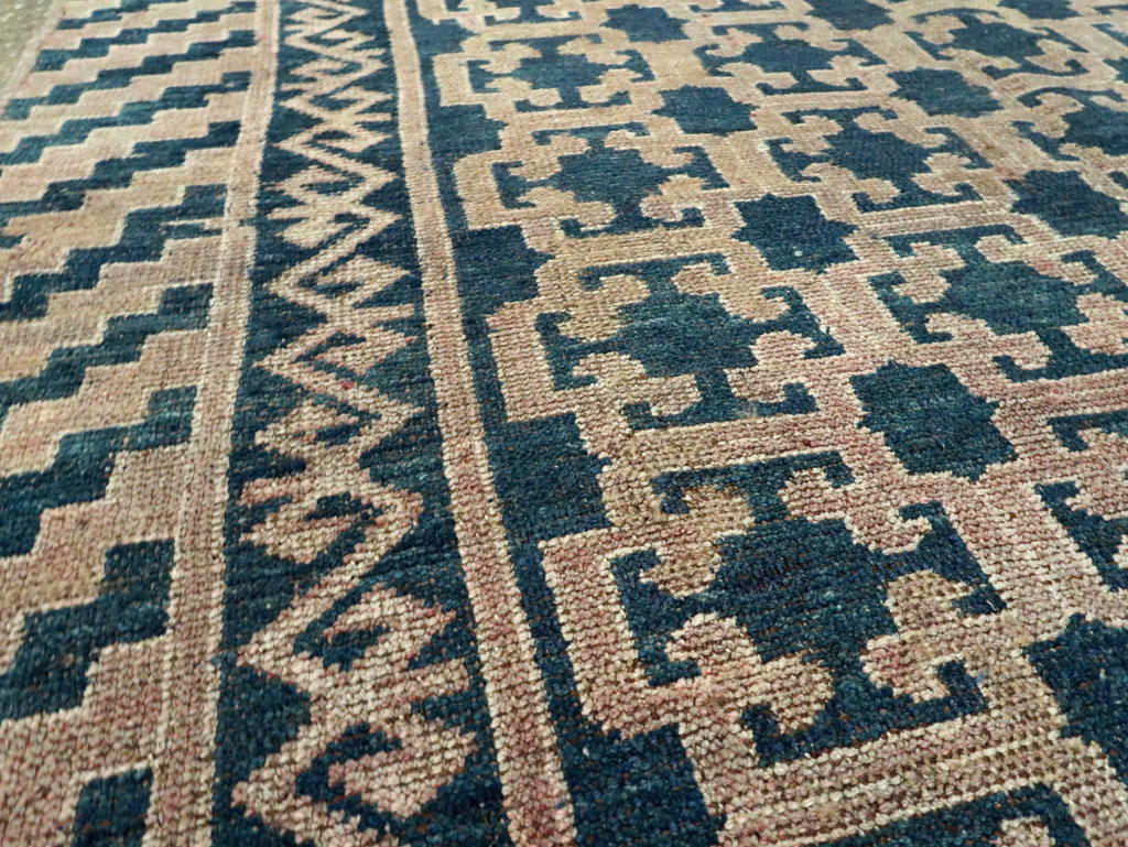 Antique East Turkestan Kirghiz Carpet, No.20193 - Staging