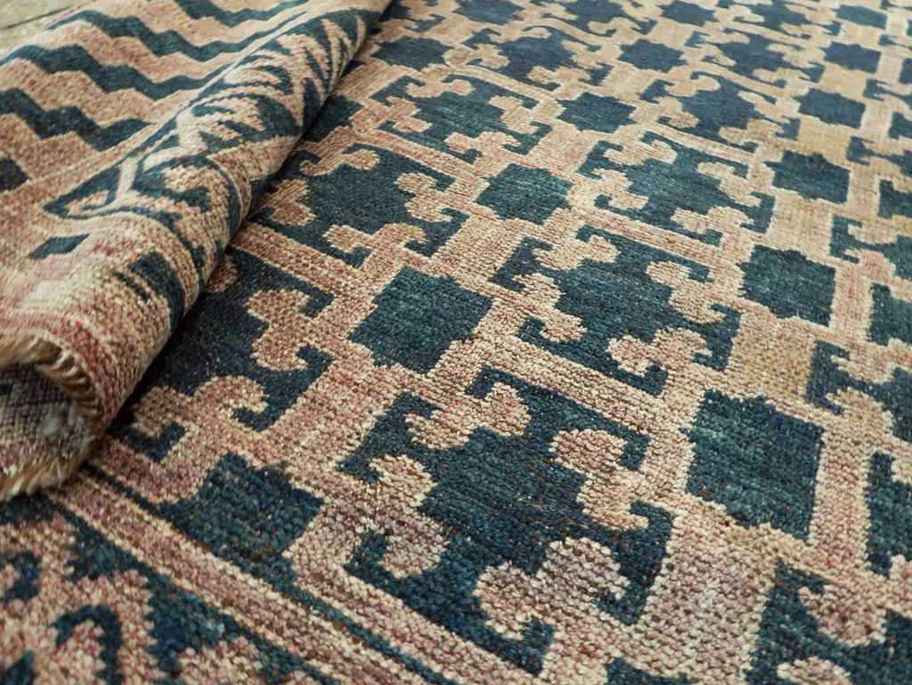 Antique East Turkestan Kirghiz Carpet, No.20193 - Staging