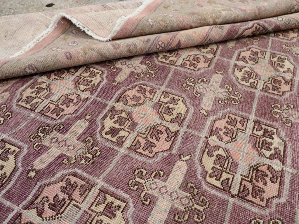 Antique East Turkestan Khotan Room Size Carpet, No.20211 - Staging