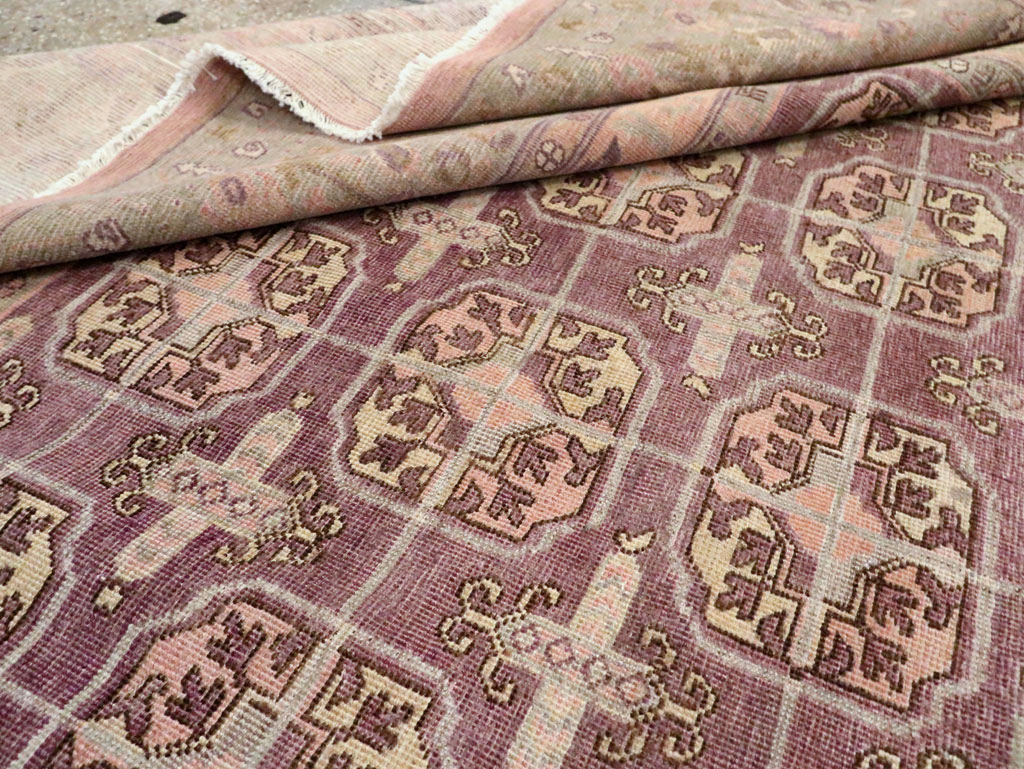 Antique East Turkestan Khotan Room Size Carpet, No.20211 - Staging