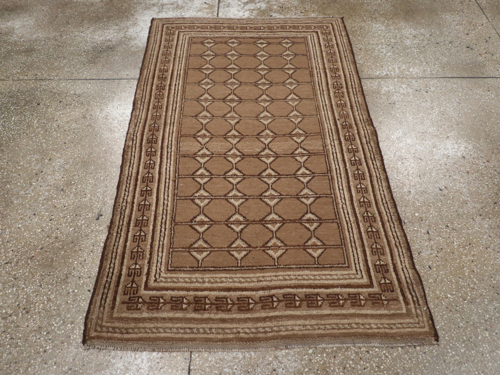 Vintage East Turkestan Samarkand Rug, No.20212 - Staging