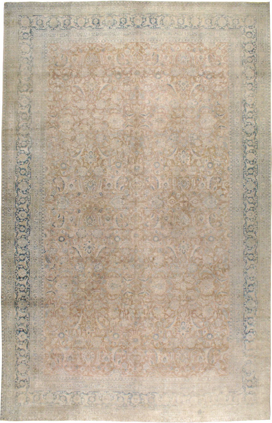 Antique Persian Tabriz Carpet, No.20215 - Staging