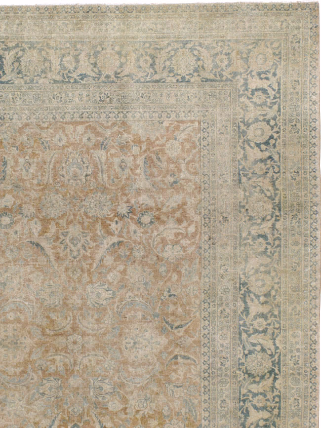 Antique Persian Tabriz Carpet, No.20215 - Staging
