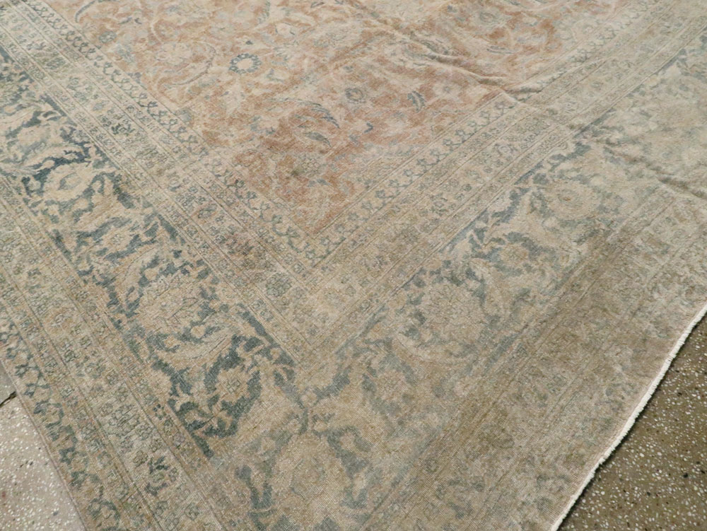 Antique Persian Tabriz Carpet, No.20215 - Staging