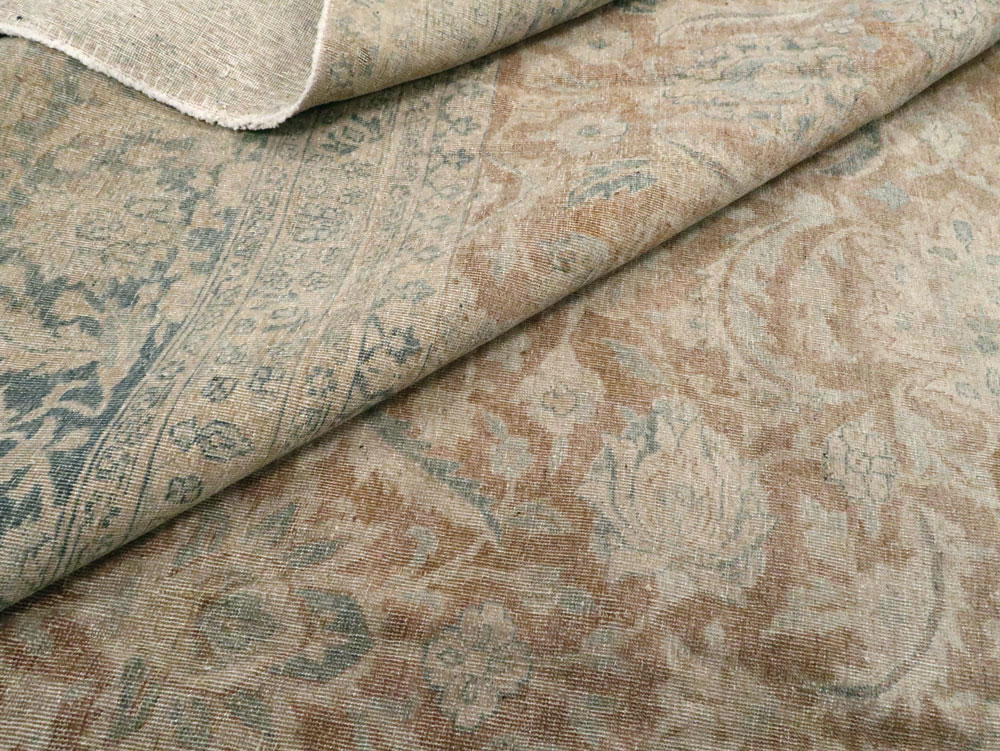 Antique Persian Tabriz Carpet, No.20215 - Staging