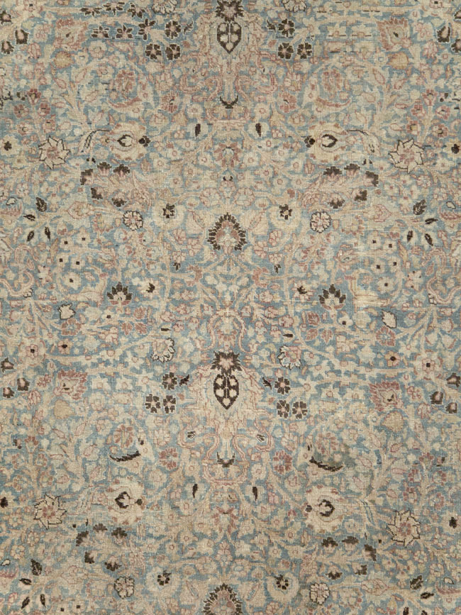 Antique Persian Mashad Large Room Size Carpet, No.20217 - Staging