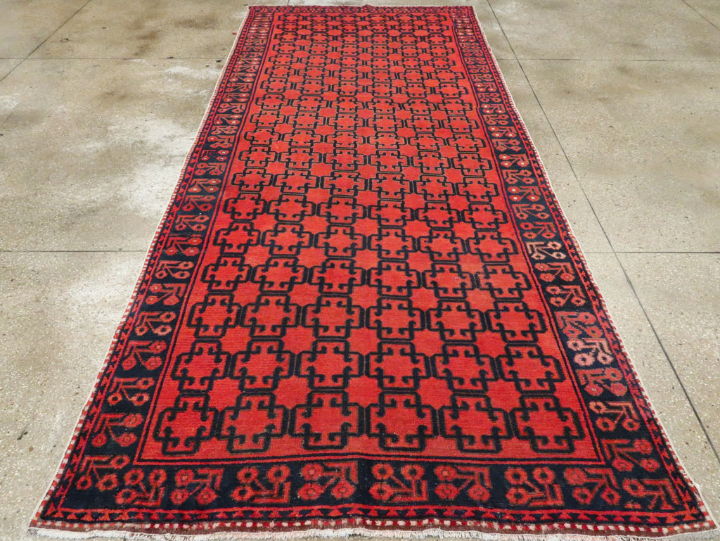 Antique East Turkestan Kirghiz Gallery Rug, No.20219 - Staging