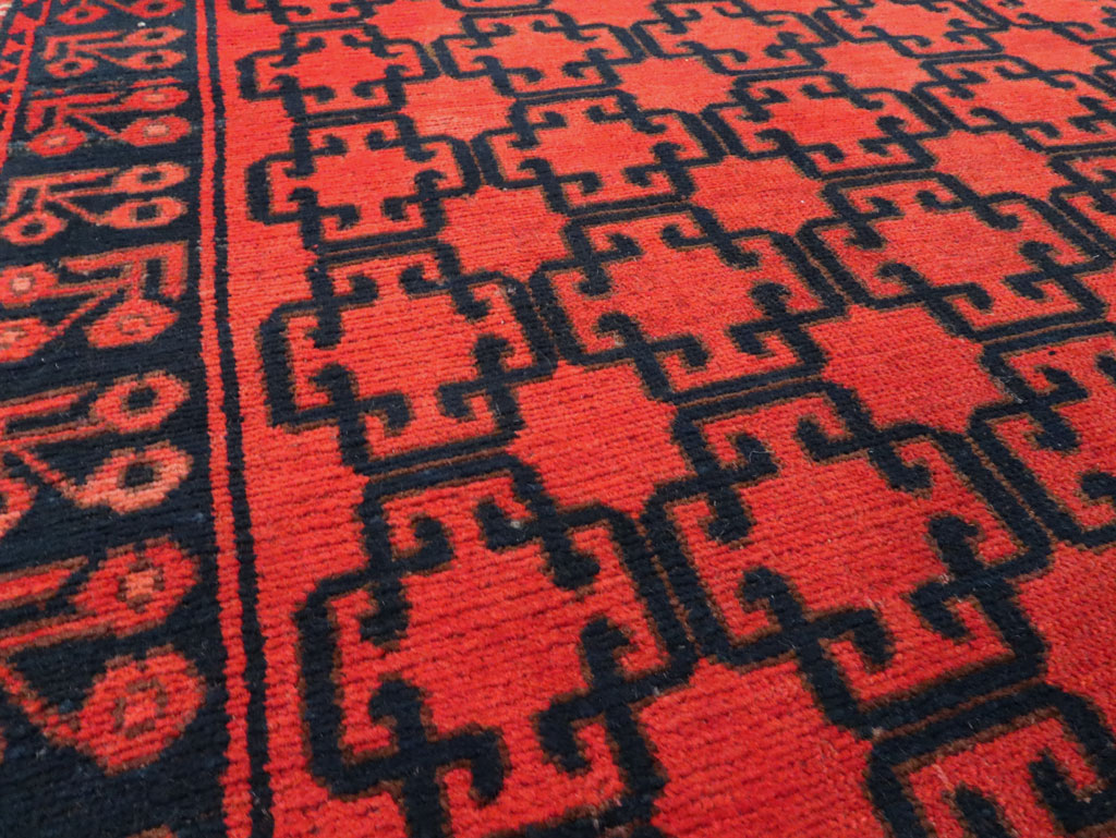 Antique East Turkestan Kirghiz Gallery Rug, No.20219 - Staging