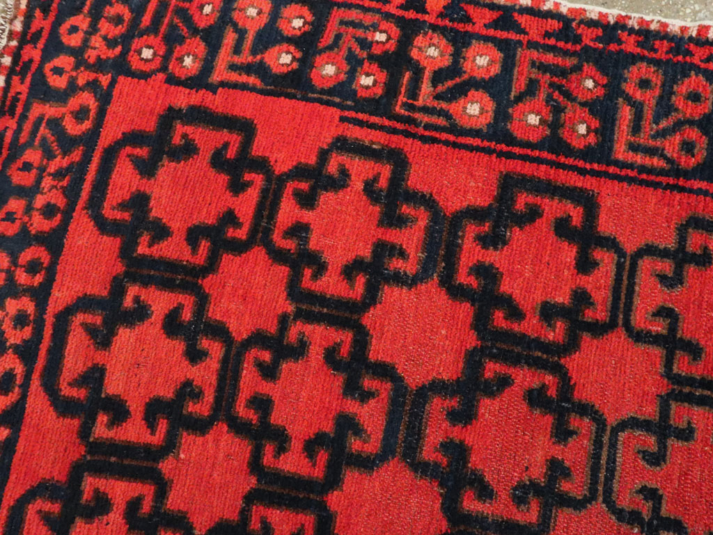 Antique East Turkestan Kirghiz Gallery Rug, No.20219 - Staging
