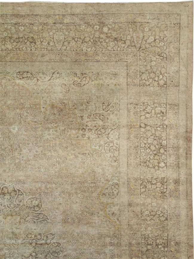 Antique Indian Lahore Carpet, No.20227 - Staging