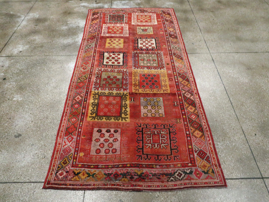Antique East Turkestan Khotan Gallery Rug, No.20231 - Staging