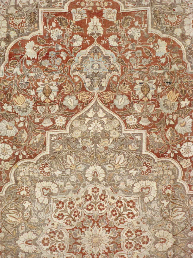 Antique Tabriz Hagi Jalili Carpet, No.20236 - Staging