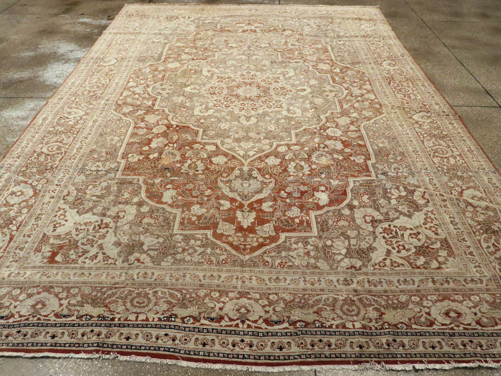 Antique Tabriz Hagi Jalili Carpet, No.20236 - Staging