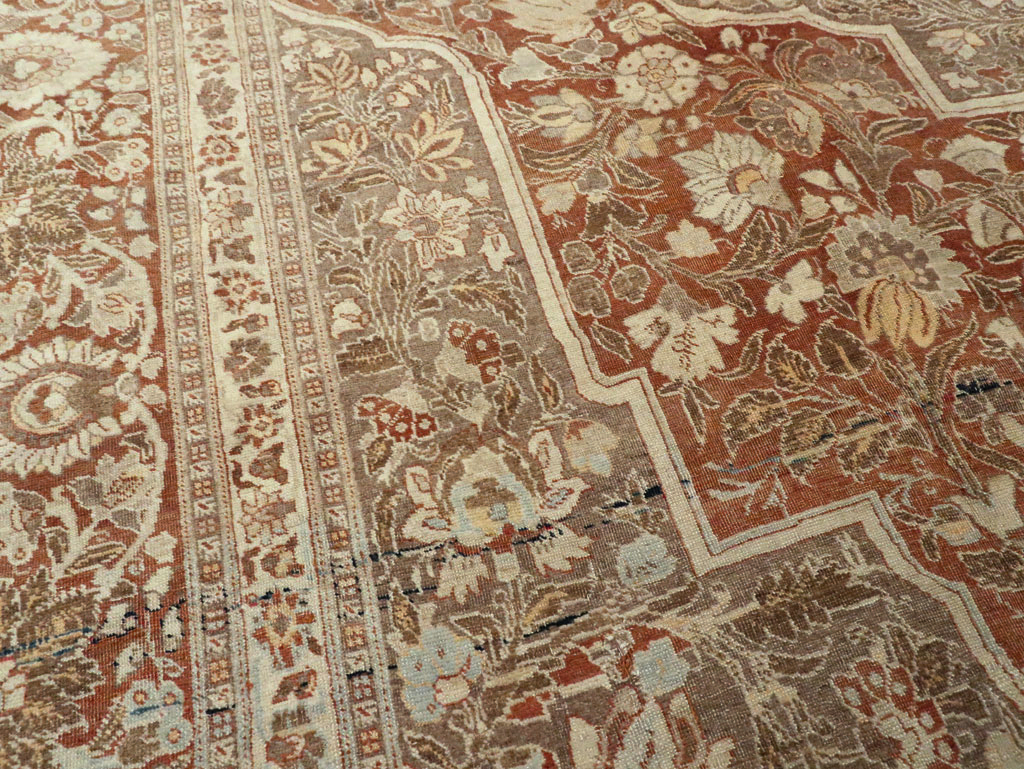 Antique Tabriz Hagi Jalili Carpet, No.20236 - Staging