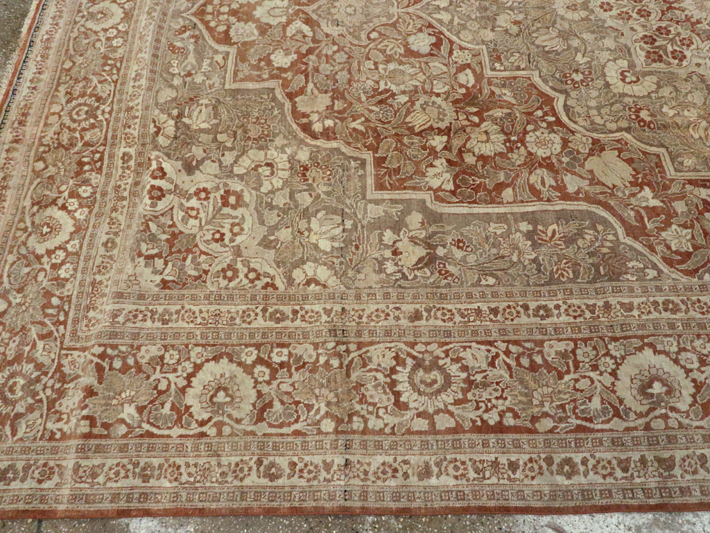 Antique Tabriz Hagi Jalili Carpet, No.20236 - Staging