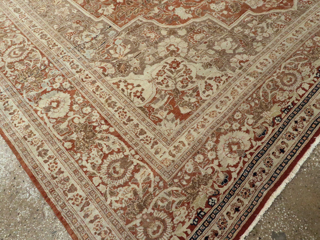 Antique Tabriz Hagi Jalili Carpet, No.20236 - Staging