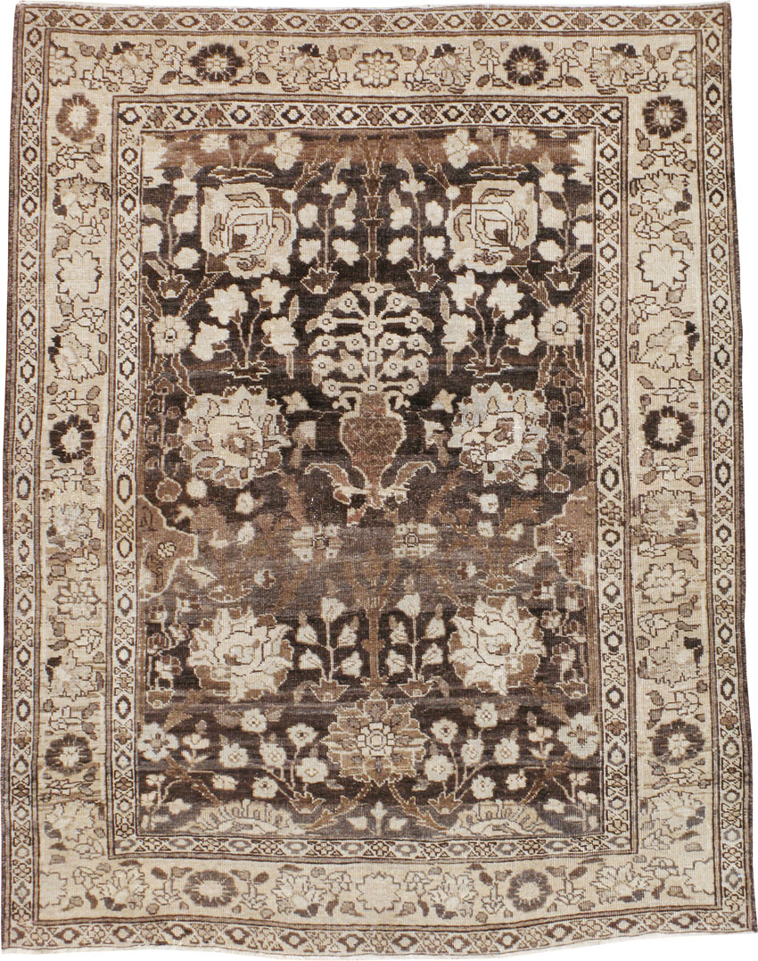 Antique Persian Tabriz Rug, No.20252 - Staging