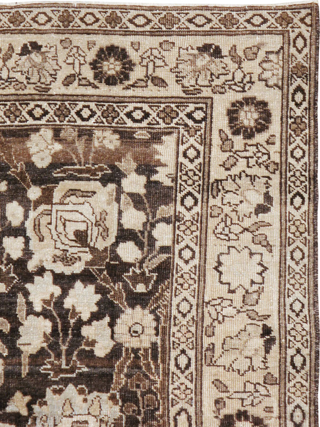 Antique Persian Tabriz Rug, No.20252 - Staging