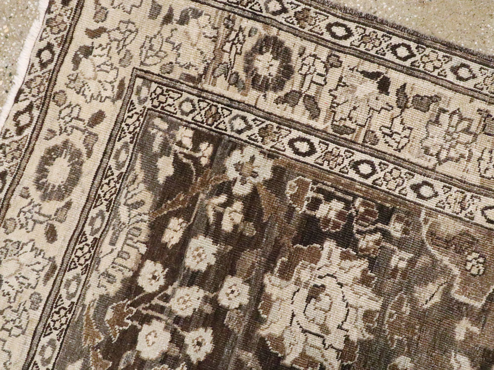 Antique Persian Tabriz Rug, No.20252 - Staging