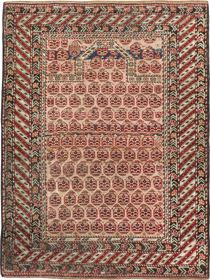 Antique Caucasian Shirvan Rug, No.20257 - Staging