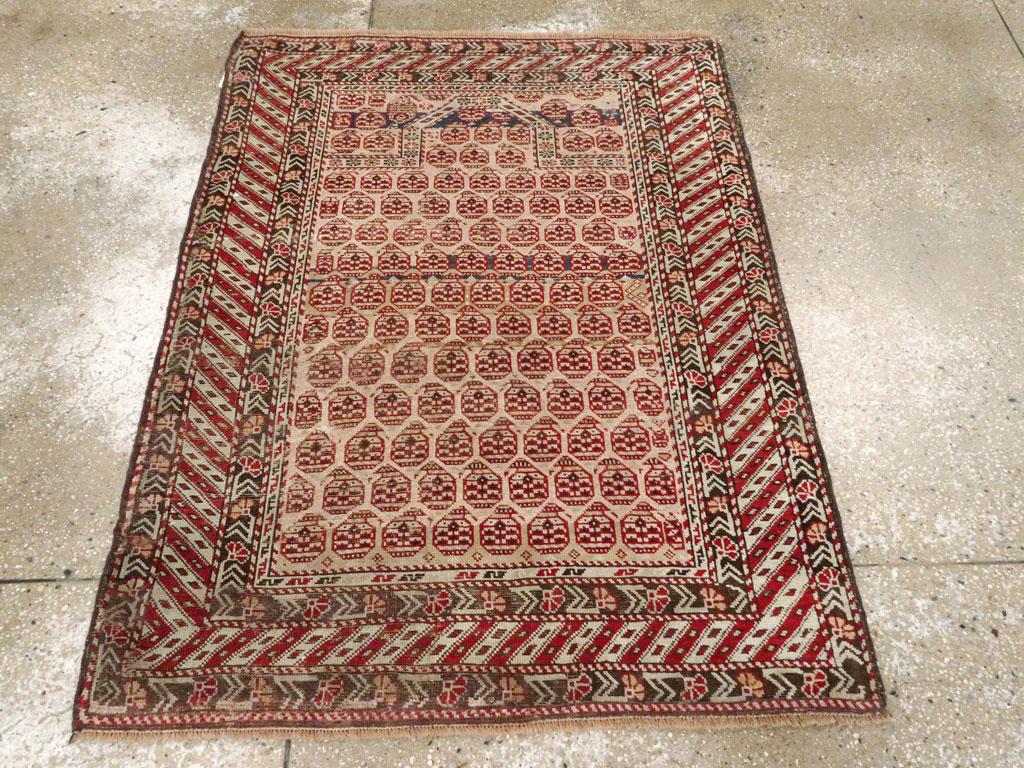Antique Caucasian Shirvan Rug, No.20257 - Staging