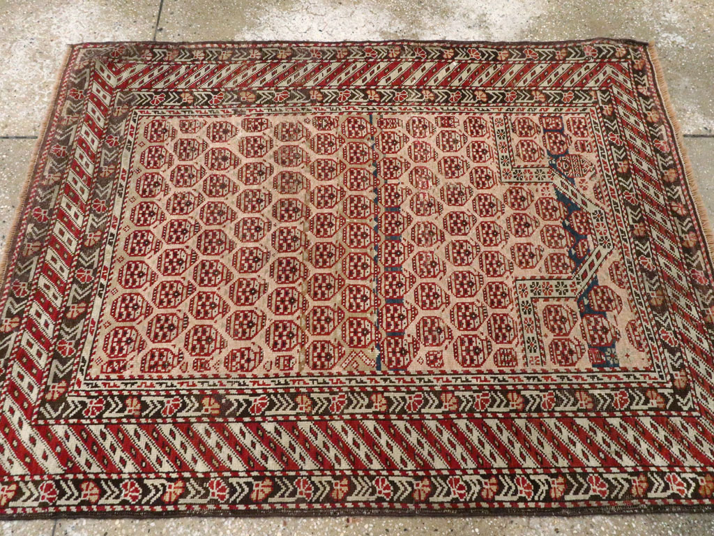 Antique Caucasian Shirvan Rug, No.20257 - Staging