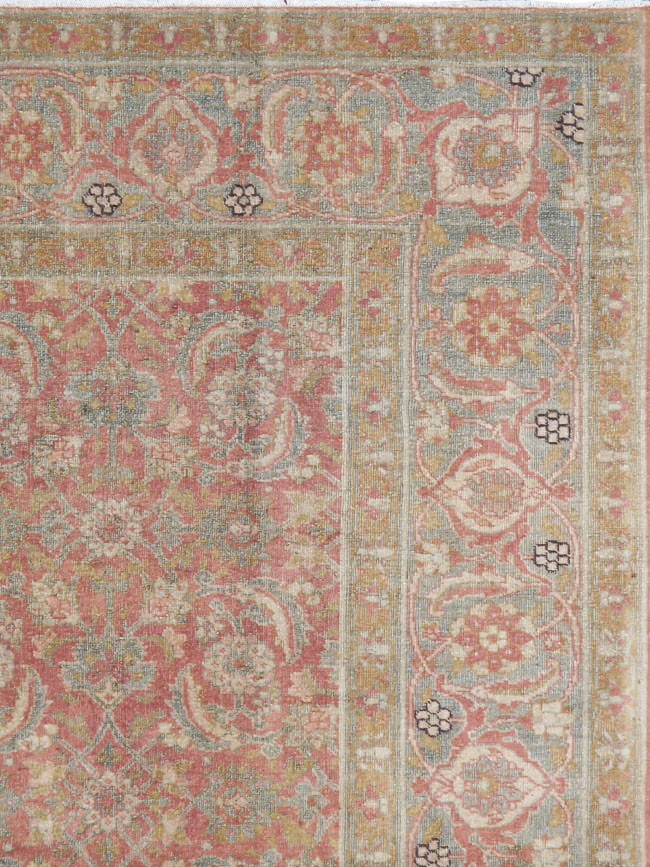 Antique Persian Tabriz Carpet, No.20259 - Staging