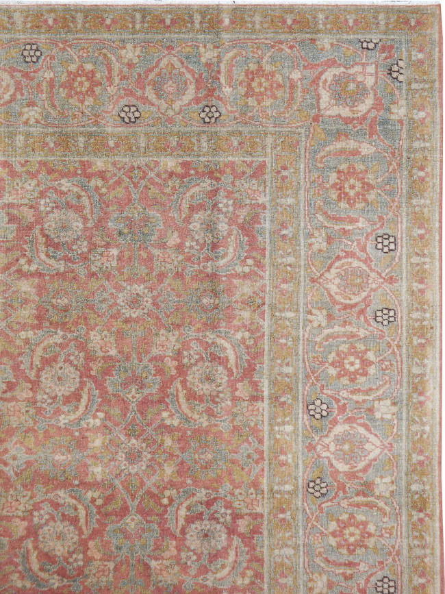 Antique Persian Tabriz Carpet, No.20259 - Staging