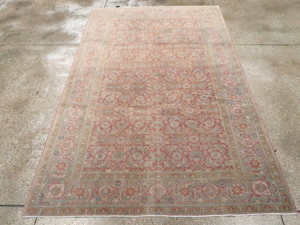 Antique Persian Tabriz Carpet, No.20259 - Staging
